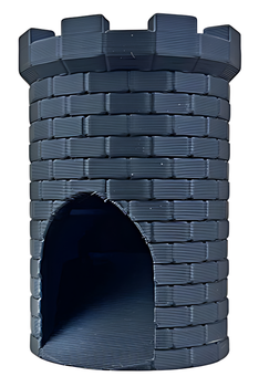 Башта для кубиків "DnD" Dice Tower Сіра 10 см