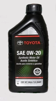 Моторна олива TOYOTA Motor Oil 0W-20 0,946л. 002790WQTE