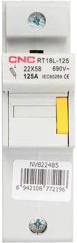 Тримач запобіжника CNC 1P 690 V 125 A DIN2 (NV822485)