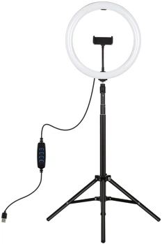 Lampa pierścieniowa LED Puluz PKT3061B 11.8" + statyw 1.65 m