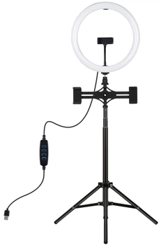Lampa pierścieniowa LED Puluz PKT3062B 11.8" + statyw 1.65 m