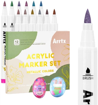 Metalowe markery Arrtx AACM-0612A 12 kolorów (LC303649)