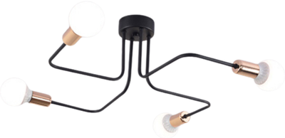 Żyrandol Hedo Czarno-złoty