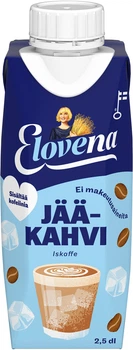 Упаковка Овсяный кофейный напиток ELOVENA Latte 250 мл х 10 шт