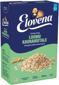 Упаковка Овсяные органические хлопья ELOVENA 900 г х 10 шт