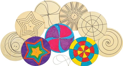 Набір для творчості Colorations дерев’яний спінер 24 елементи CHDYOSPI (5710903620360)