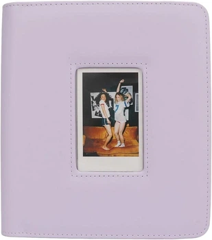 Фотоальбом фіолетовий FujiFilm Instax Mini на 288 фото (фотокартка 8,5х5,4 см) / Альбом сумісний з Mini 11/12 (7s, 8, 9, 11, 12, 25, 26, 90, 40, 50, 70, 25S, liplay, Polaroid 300, Z2300, SHARE SP-1, SP-2, link)