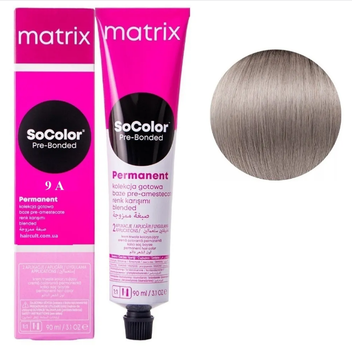Крем-краска Matrix SoColor Pre-Bonded Cream №9А Очень светлый блондин пепельный 90 мл