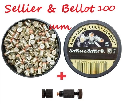 Патрон Флобера Sellier & Bellot 100шт + Обжимка