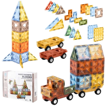 Магнітний конструктор RICOKIDS 100 елементів RK-766 (5903890617073)