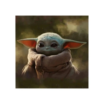 Постер на пвх "Yoda Grogu Portrait" UkrPoster 2200550041 без рамки, 50х50 см