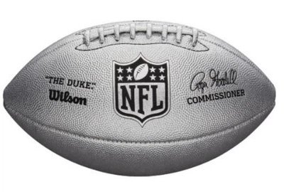 М'яч для американського футболу Wilson Duke metallic edition OS FB silver