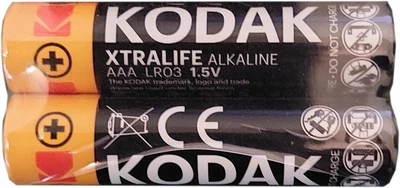 Батарейки Kodak XTRALIFE Alkaline LR03 AAA