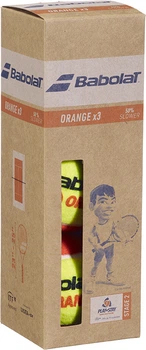 Мячи для тенниса Babolat ORANGE paper pack 3 ball 501107-113