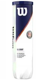 М'ячі для тенісу Wilson ROLAND GARROS ALL CT 4 BALL