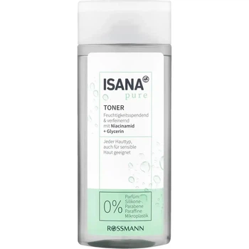 Тоник с ниацинамидом Isana Pure, 200 мл.