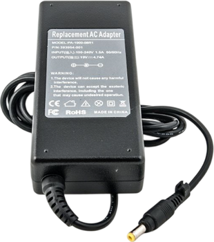 Блок живлення PowerPlant для ноутбука HP (19V 90W 4.74A) (HP90F4817)