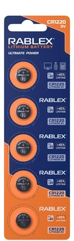 Батарейки Rablex CR1220 3V 5 шт