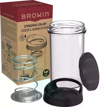 Шинковарка стеклянная Browin до 450 г, Ø82 мм пружина + крышки ДМ313701