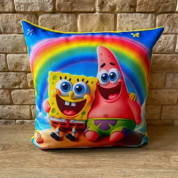 Подушка Губка Боб Spongebob 33х33 см -9