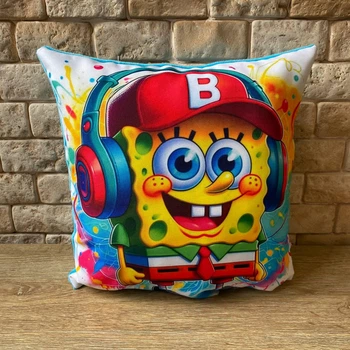 Подушка Губка Боб Spongebob 33х33 см -5