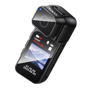 Спортивна камера з кольоровим екраном HOCO DV105 Wi-Fi + APP, 350mAh Чорний