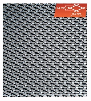 Декоративная сетка №4 100х20см(510мм) черная РОМБ (Elegant)