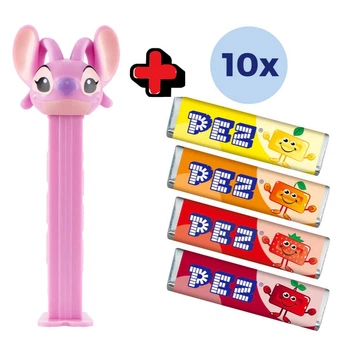 Диспенсер с конфетами PEZ Collection Stitch Стич Angel (Ангел) 85 г (10 х 8,5 г) 1 шт