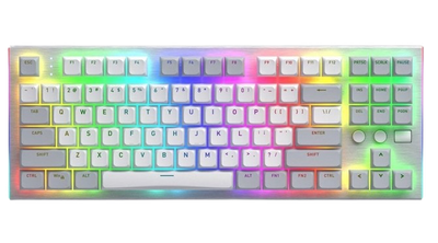 Клавіатура Hator Gravity Orange Linear Switch RGB White (HTK561)