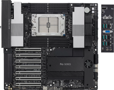 Материнcька плата Asus Pro WS WRX90E-SAGE SE Socket TR5 (PRO WS WRX90E-SAGE SE)