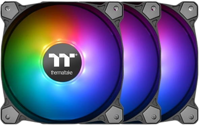 Вентилятор Thermaltake Pure Plus 12 ARGB Black Premium Edition 3-Pack (CL-F063-PL12SW-A)