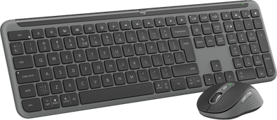 Комплект (клавіатура, миша) бездротовий Logitech Signature Slim Combo MK950 Graphite (920-012490)