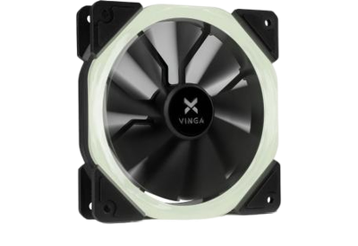 Вентилятор Vinga LED FAN-01 WHITE Black