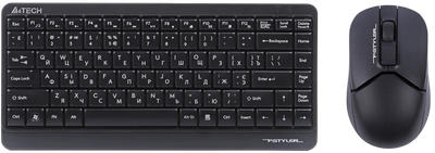 Комплект (клавіатура, миша) бездротовий A4Tech FG1112 Black