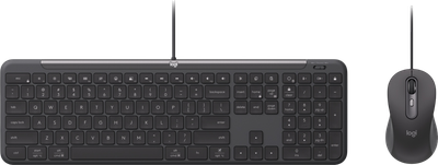 Комплект (клавіатура + миша) Logitech Signature Slim MK620 for Business UA Graphite (920-013349)