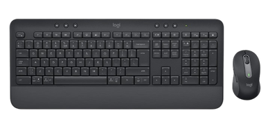 Комплект (клавіатура, миша) бездротовий Logitech MK650 Combo Graphite (920-011004)