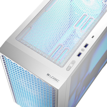 Корпус LogicConcept Dart Pro ARGB Mini White (AM-DART-PRO-ARGB-20)