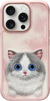 Панель Nimmy Big Eyed Pet 2.0 Cat для Apple iPhone 16 Pro Max Pink (6971080319808)
