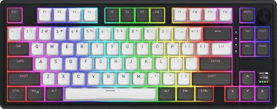 Клавіатура бездротова HATOR Skyfall 80 Pro Vanila Silent Switch Bluetooth/USB Grey/Black (HTK4180)