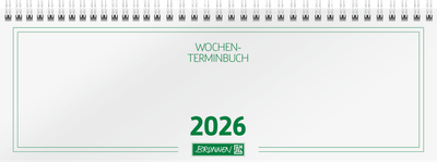 Планинг на спирали датированный 2026 Brunnen 772 29,7×10,5 см картон белый 1077201006