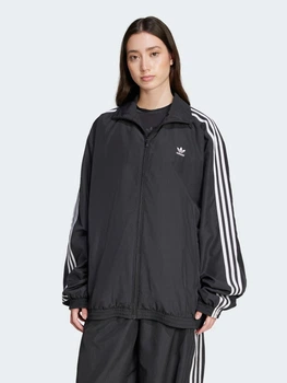 Спортивна вітровка жіноча Adidas Originals Adilenium Season 3 Oversized JD3392 XL Чорна (4067902879239)