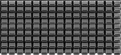 Tablica narzędziowa Kadax ścianka warsztatowa 174 x 78 cm 135 elementów K7696 Czarna (5903699468487)