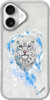 Панель Nimmy Panther MagSafe для Apple iPhone 16 Light Grey (6971080319945)