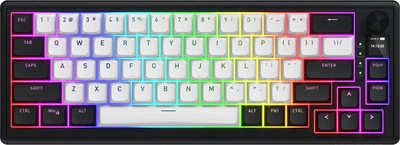 Клавіатура бездротова Hator Skyfall 65 MAG ULTIMA 8K Wireless/Bluetooth/USB White/Black (HTK3860)