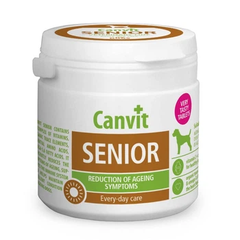 Витамины для собак пожилого возраста Canvit Senior for dogs- 100 г замедление старения