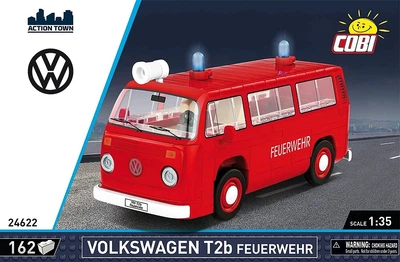 Klocki konstrukcyjne Cobi Action Town Volkswagen T2b Feuerwehr 1:35 162 elementy COBI-24622 (5902251246228)