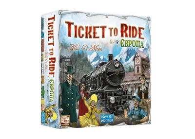 Настільна гра Lord of Boards Квиток на поїзд: Європа (Ticket to ride: Europe) (укр.) (DOW7202UK)