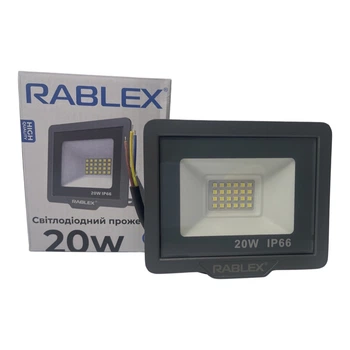 Прожектор LED RABLEX RB520 20W LED IP66 6000K