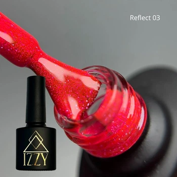 Светоотражающий малиновый гель-лак IZZY Reflective 03, 10 мл (500310)
