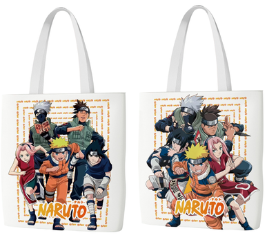 Шопер еко-сумка Наруто Naruto 33 х 37 см двосторонній